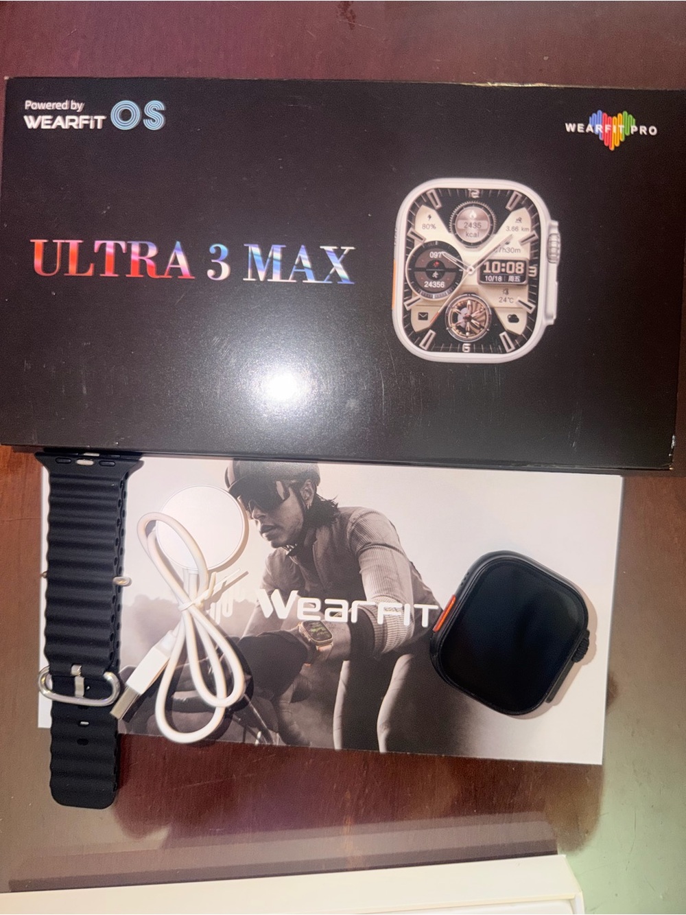 Ultra 3 Max Smartwatch - Black 49MM Sapphire